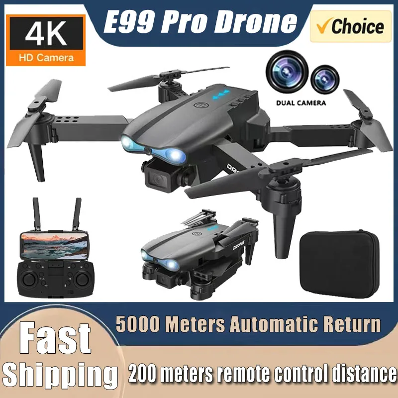 Drone E88Pro Rc 4K - طائرة بدون طيار E99Pro RC جديدة