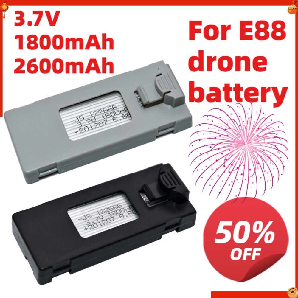 Drone E88 Rc Quadcopter - بطارية طائرة بدون طيار 3.7 فولت