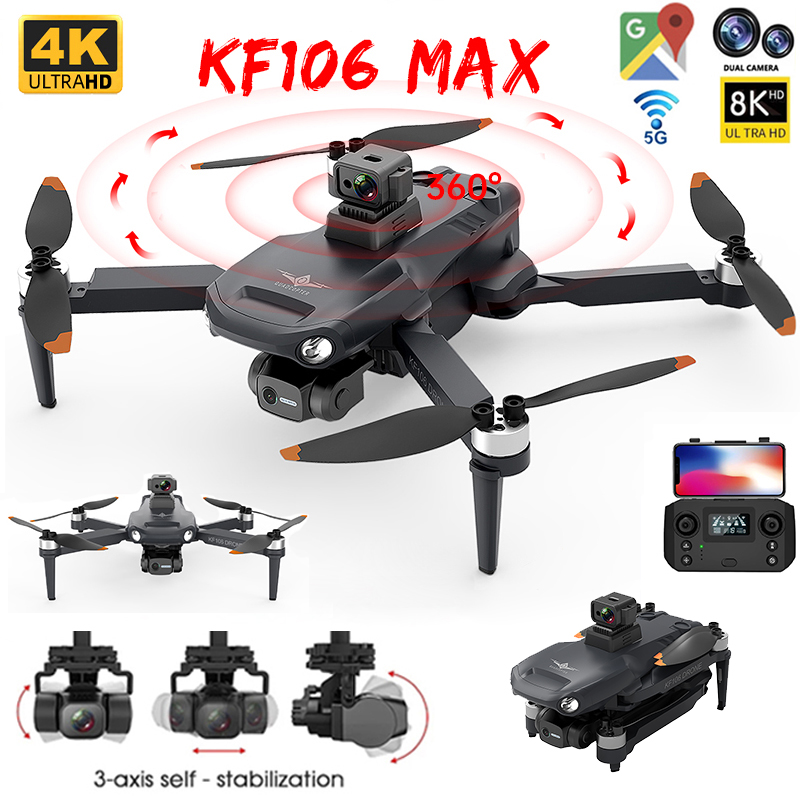 Drone E88Pro Rc 4K - 2022 جديد KF106 ماكس الطائرة بدون
