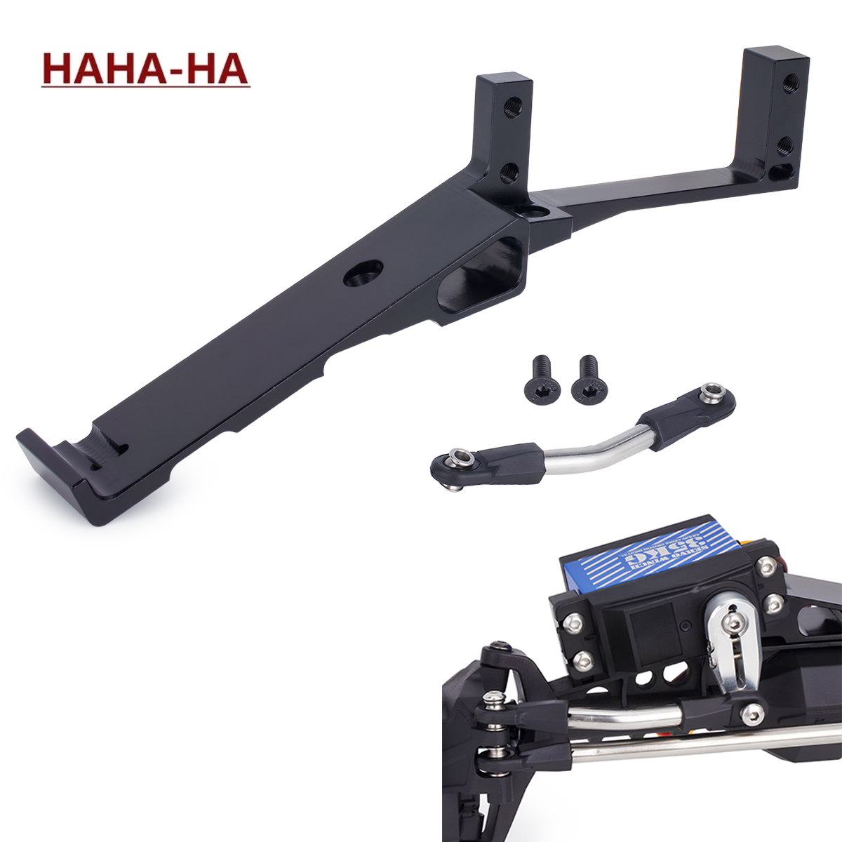 Rc Crawler Axle Parts - 1 قطعة سبائك الألومنيوم سيرفو وبطارية