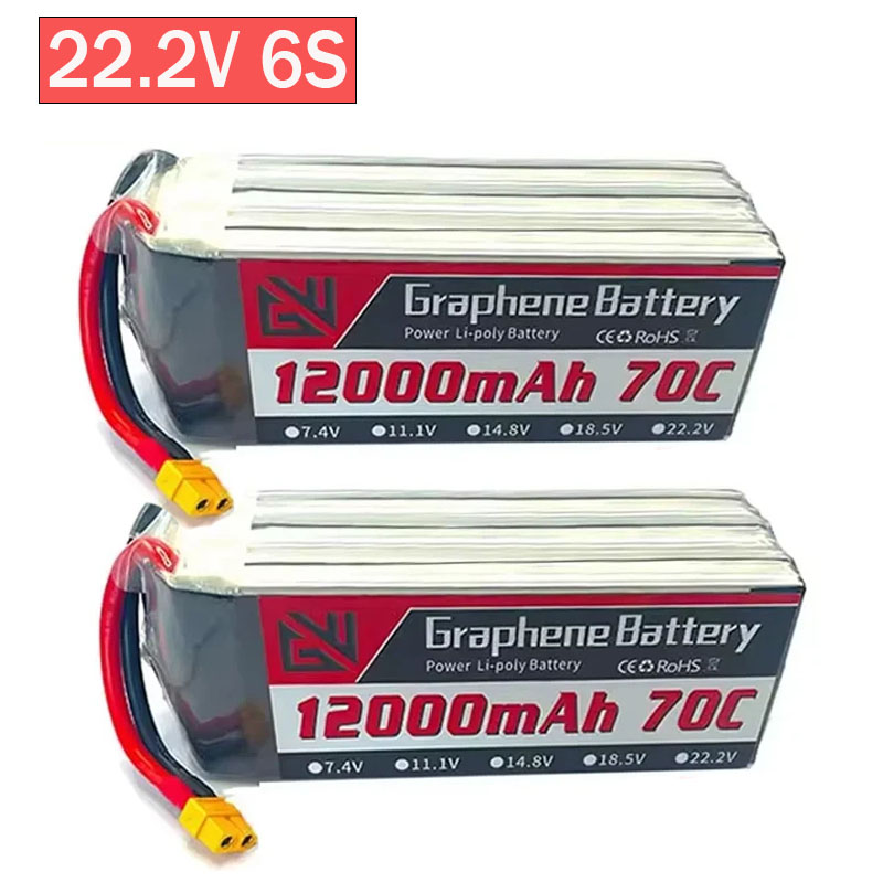 Drone Rc Game - 12000mAh 6S 22.2V 70C RC يبو