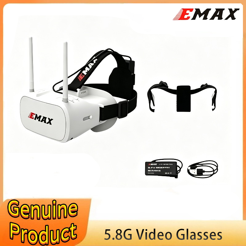 Fpv Goggles Headset - نظارات Emax 5.8G 48CH FPV Tinyhawk