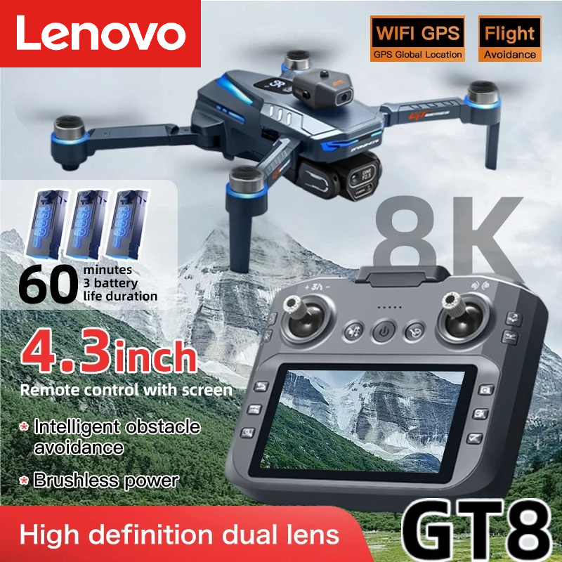 Drone E88Pro Rc 4K - طائرة لينوفو GT8 بدون طيار احترافية