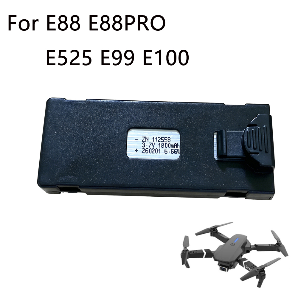Drone E88 Rc Quadcopter - E88 بطارية توصيل خارجي 3.7 فولت