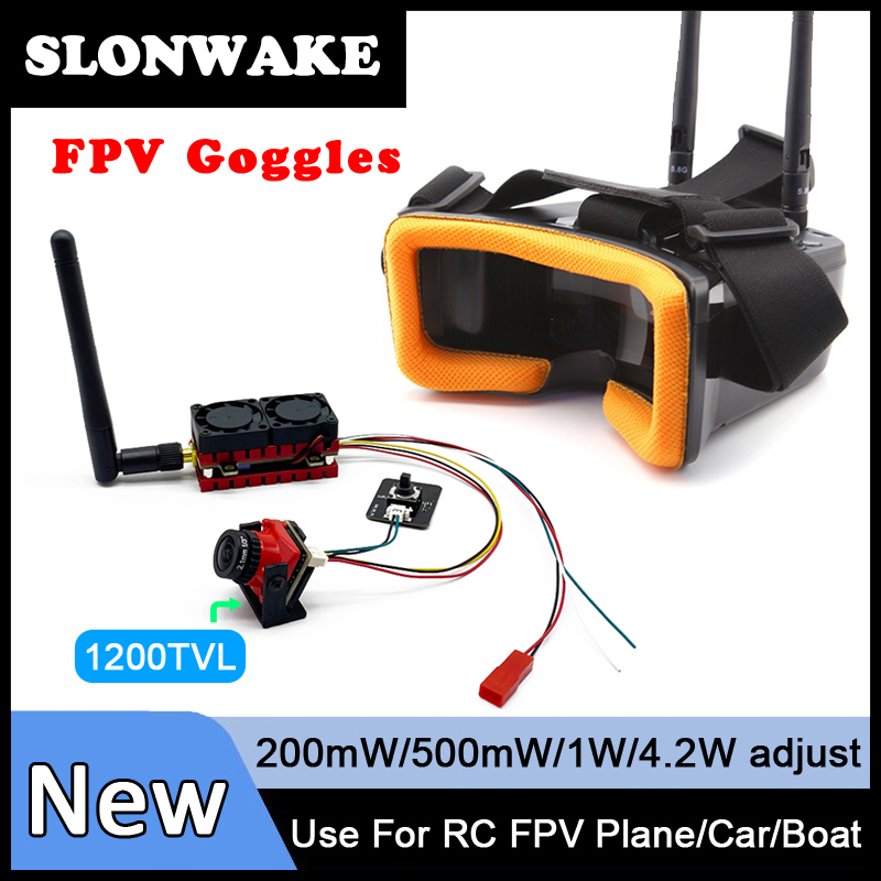 Fpv Goggles Headset - جهاز إرسال SLONWAKE 5.8G 48CH 4.2W