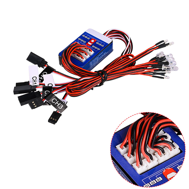 Rc Car Body Shell - نظام إضاءة RC بـ 12 مصباح