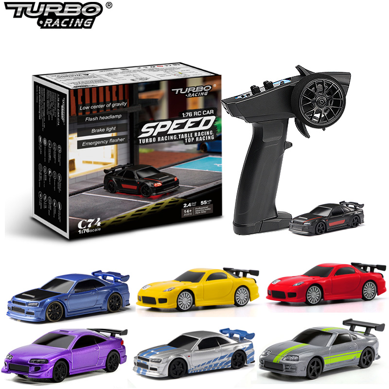 Rc Drift Car Kit - توربو سباق 1:76 C64 C73 C72