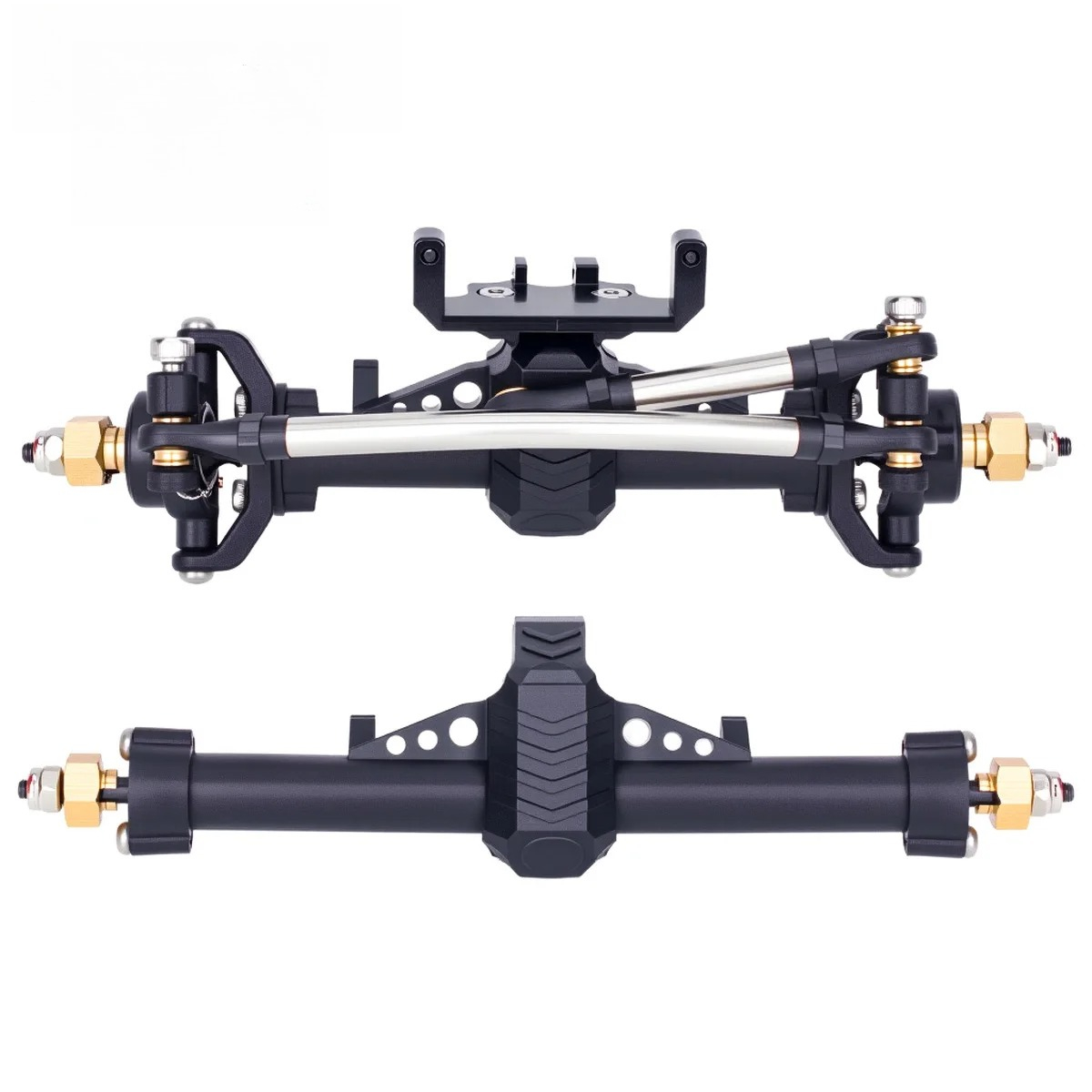 Rc Crawler Axle Parts - مجموعة محاور أمامية وخلفية بلاستيكية SCX24