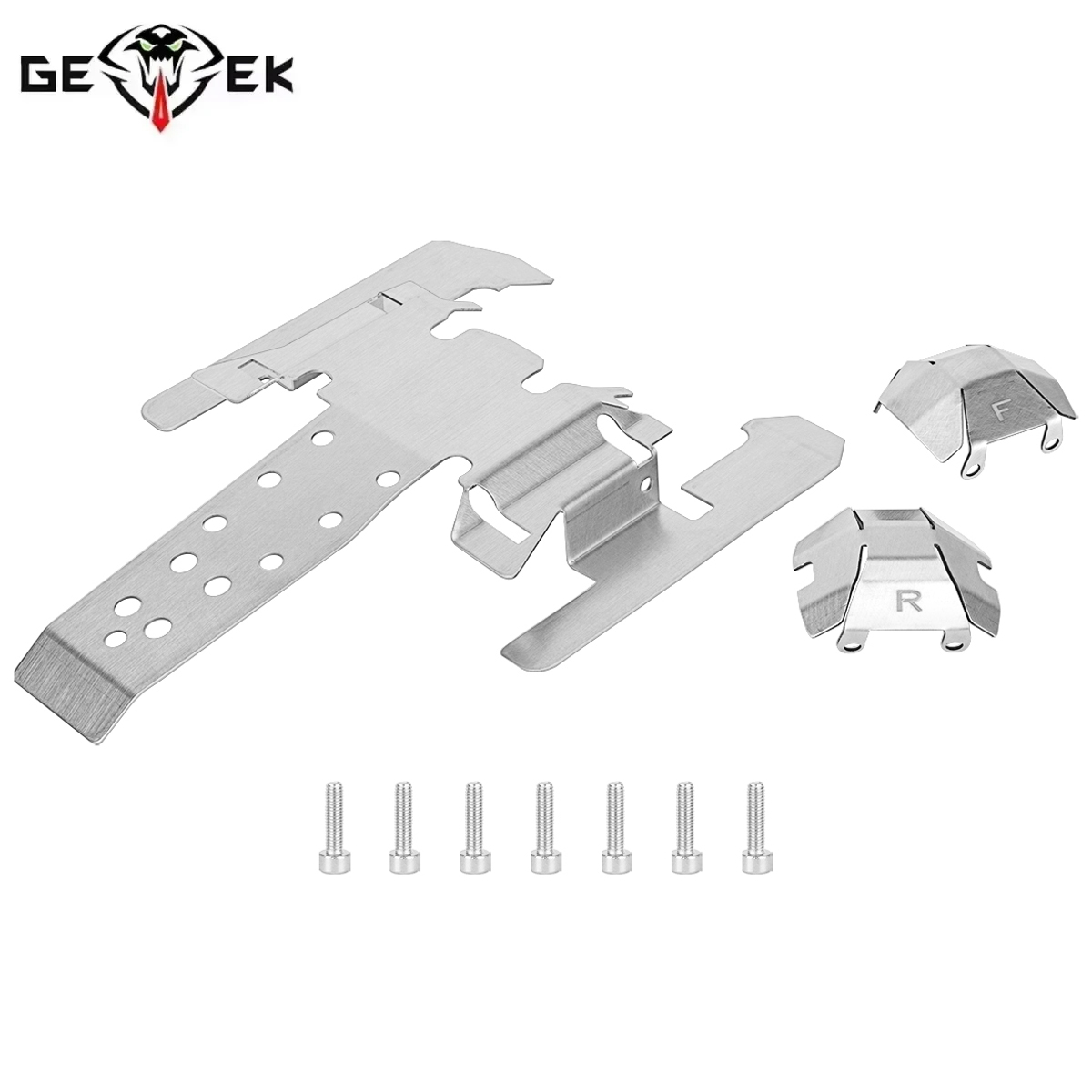 Rc Car Body Shell - مجموعة دروع حماية للشاسيه من الفولاذ