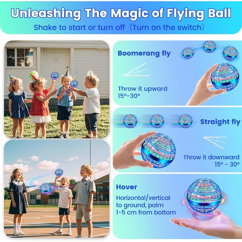 كرة طائرة تتحدى الجاذبية، كرة  - مراجعة Drone Ball Rc وسعره