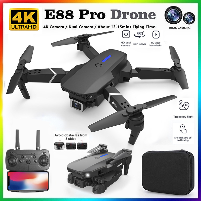 طائرة بدون طيار E88 احترافية ج - مراجعة Drone E88 Rc Quadcopter وسعره
