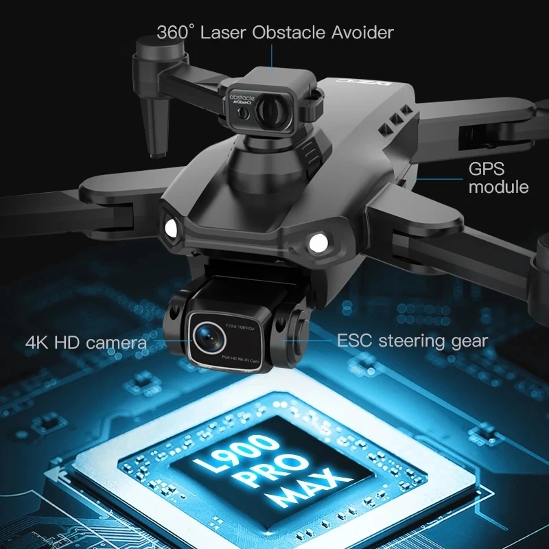 L900 Pro MAX GPS Drone 4K Prof - مراجعة Drone Rc Pro وسعره