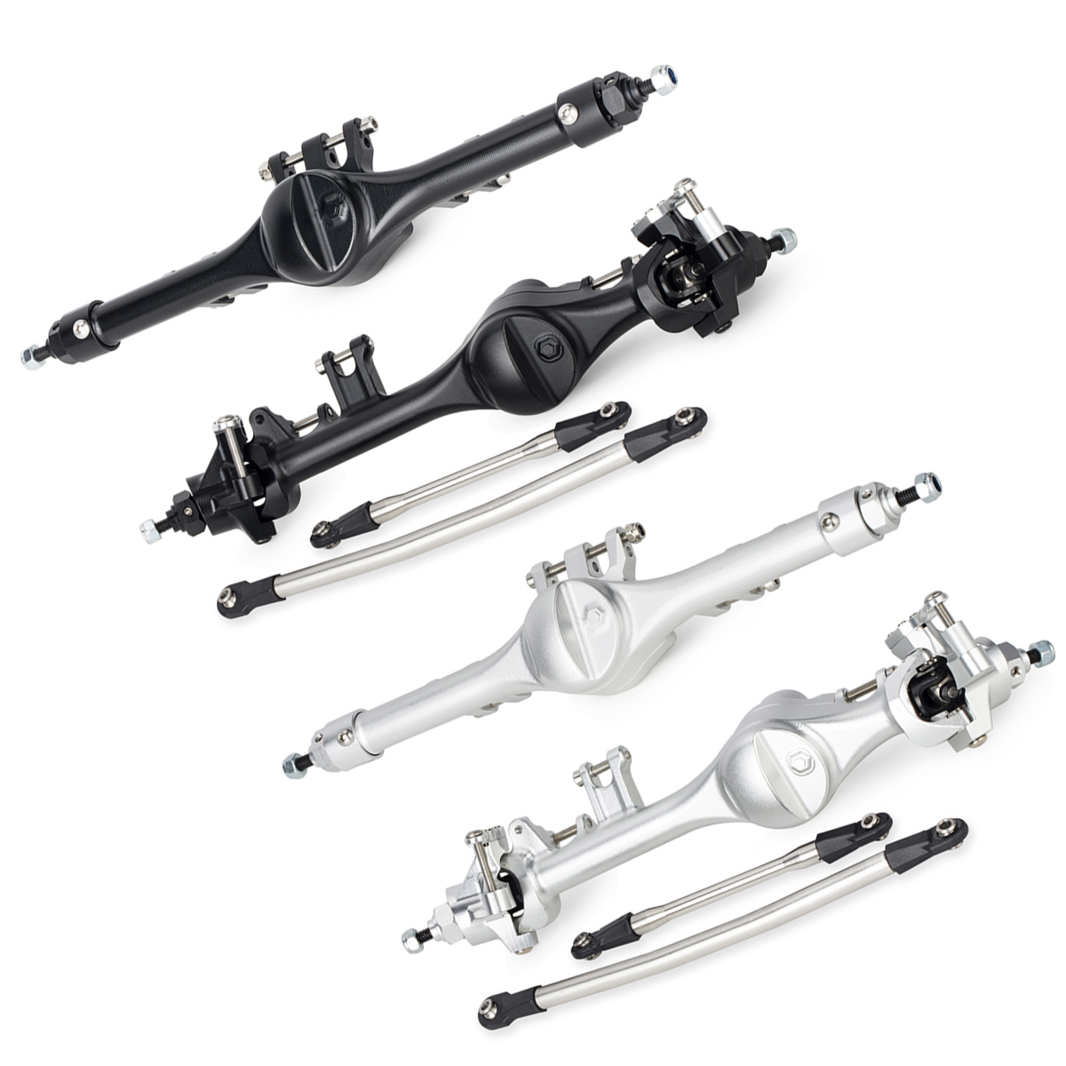 CNC الألومنيوم الجبهة الخلفية  - مراجعة Rc Crawler Axle Parts وسعره