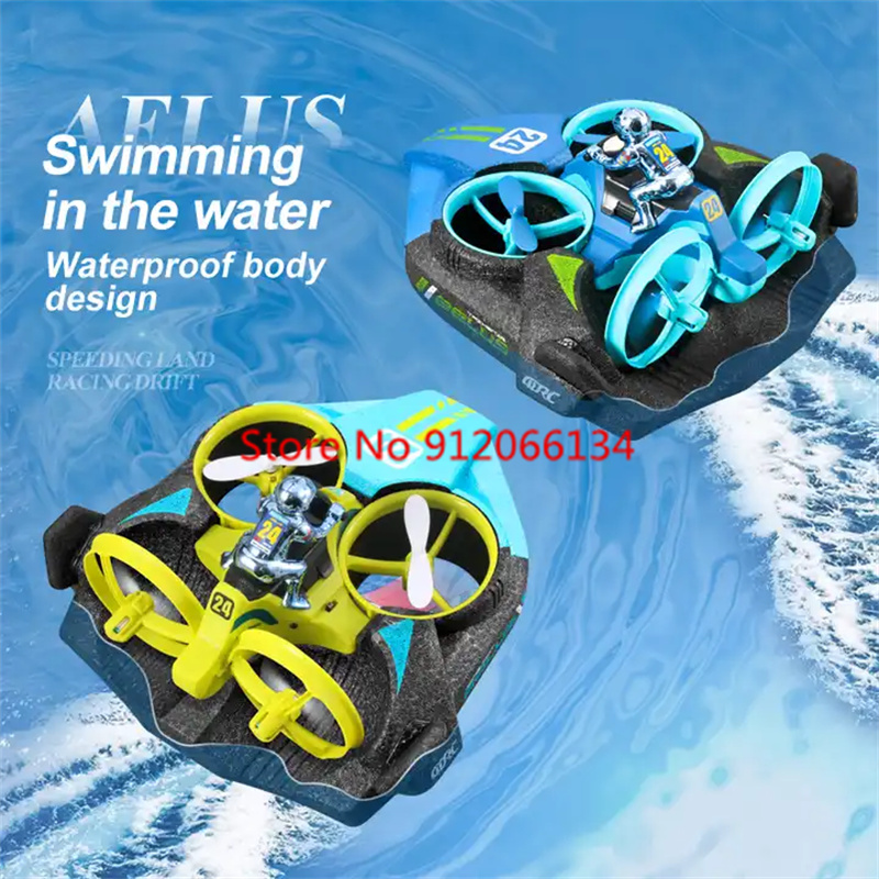 طائرة سيارة قارب 3 في 1 تعمل ب - مراجعة Drone Rc Game وسعره