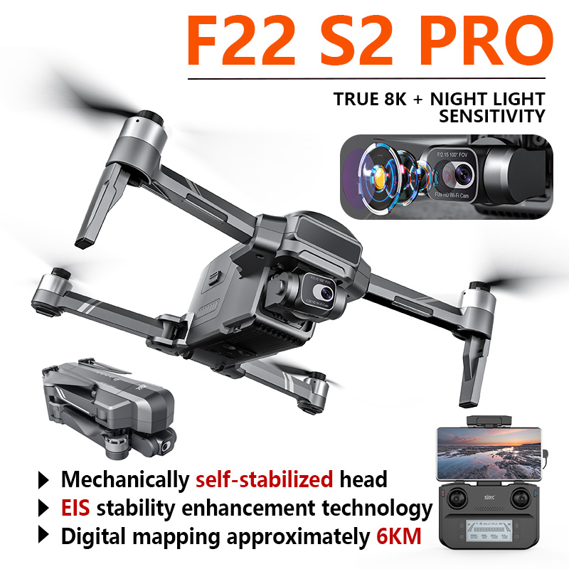 طائرة بدون طيار احترافية عالية - مراجعة Drone F22 Rc وسعره