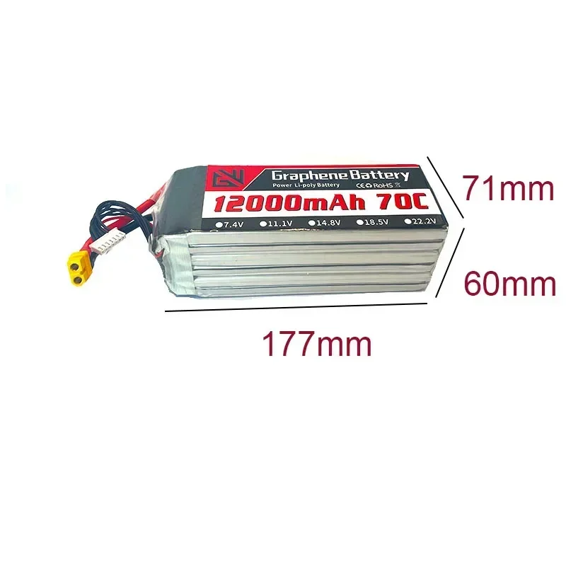 12000mAh 6S 22.2V 70C RC يبو ب - مراجعة Drone Rc Game وسعره