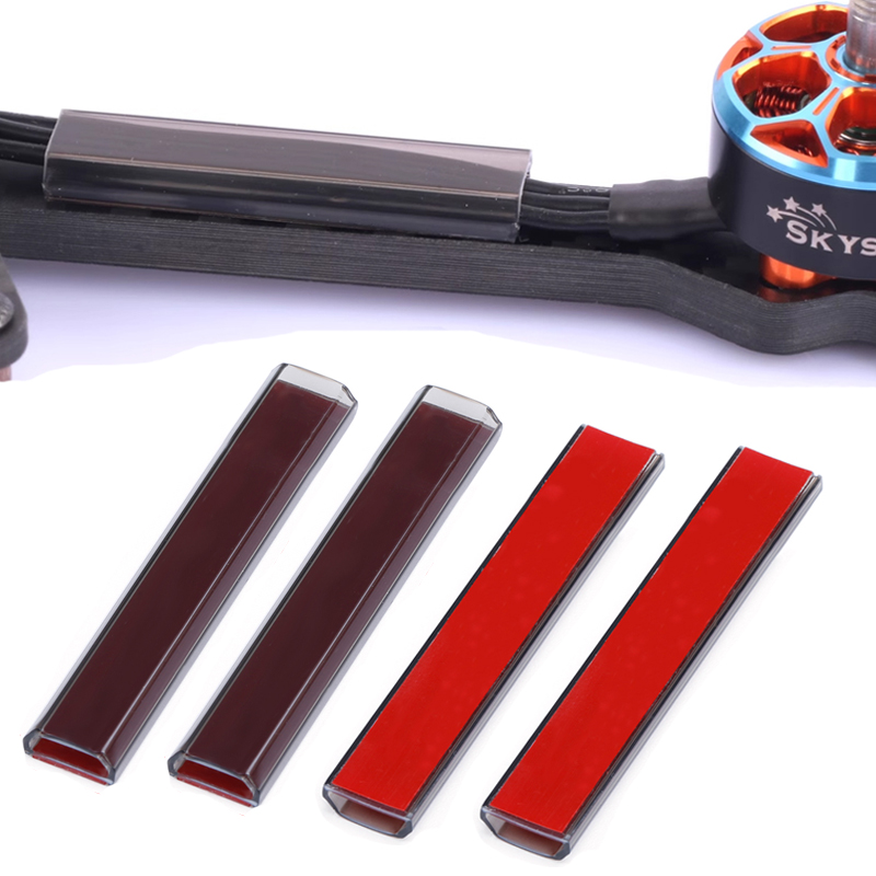 4 قطعة RC فرش السيارات غطاء سل - مراجعة Drone Rc Cable وسعره