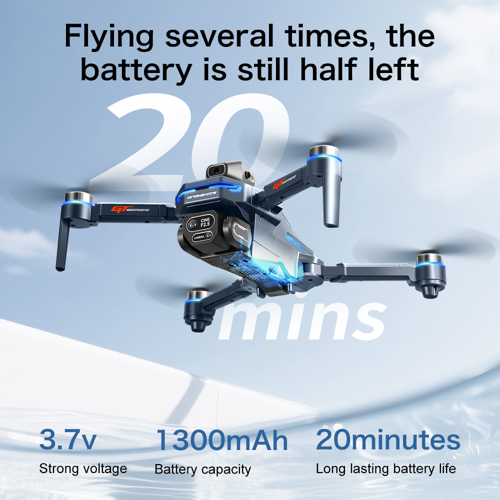 طائرة لينوفو GT8 بدون طيار احت - مراجعة Drone E88Pro Rc 4K وسعره