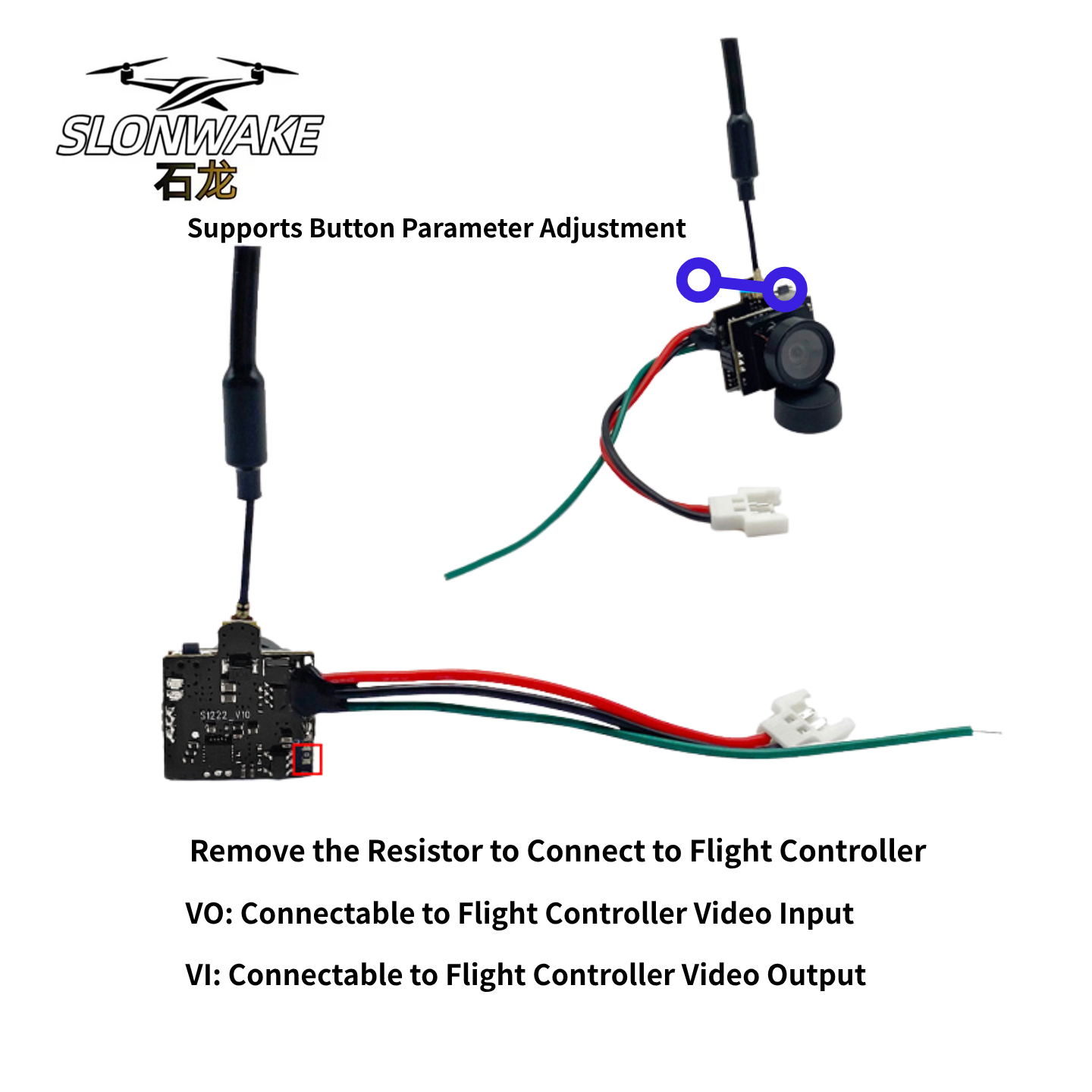 كاميرا SLONWAKE 5.8G للبث الفي - مراجعة Drone Rc With Camera وسعره