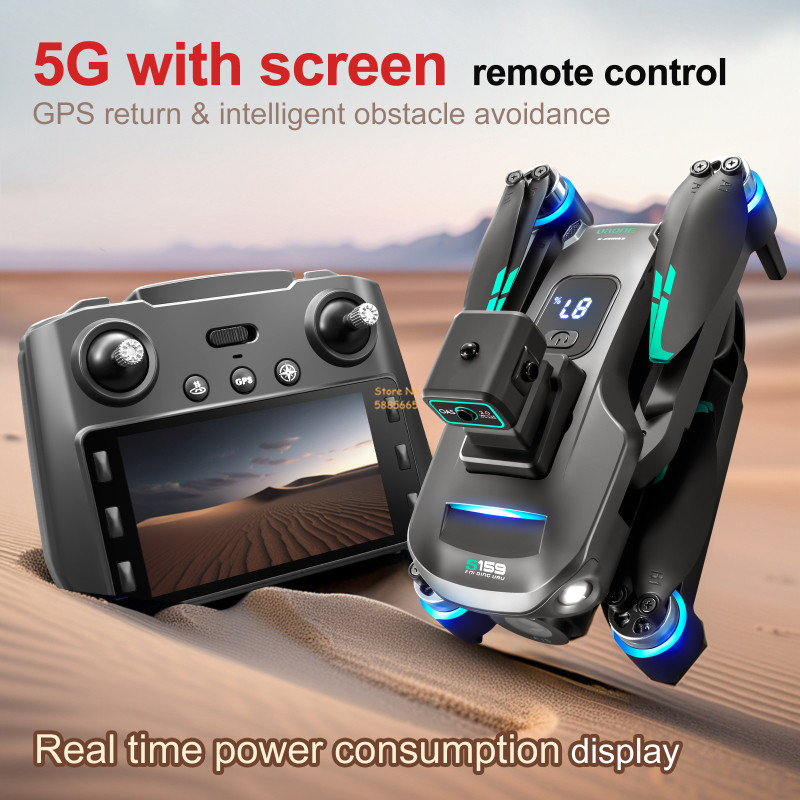 8K كاميرا مزدوجة 5G WIFI FPV ا - مراجعة Drone Rc Harness وسعره
