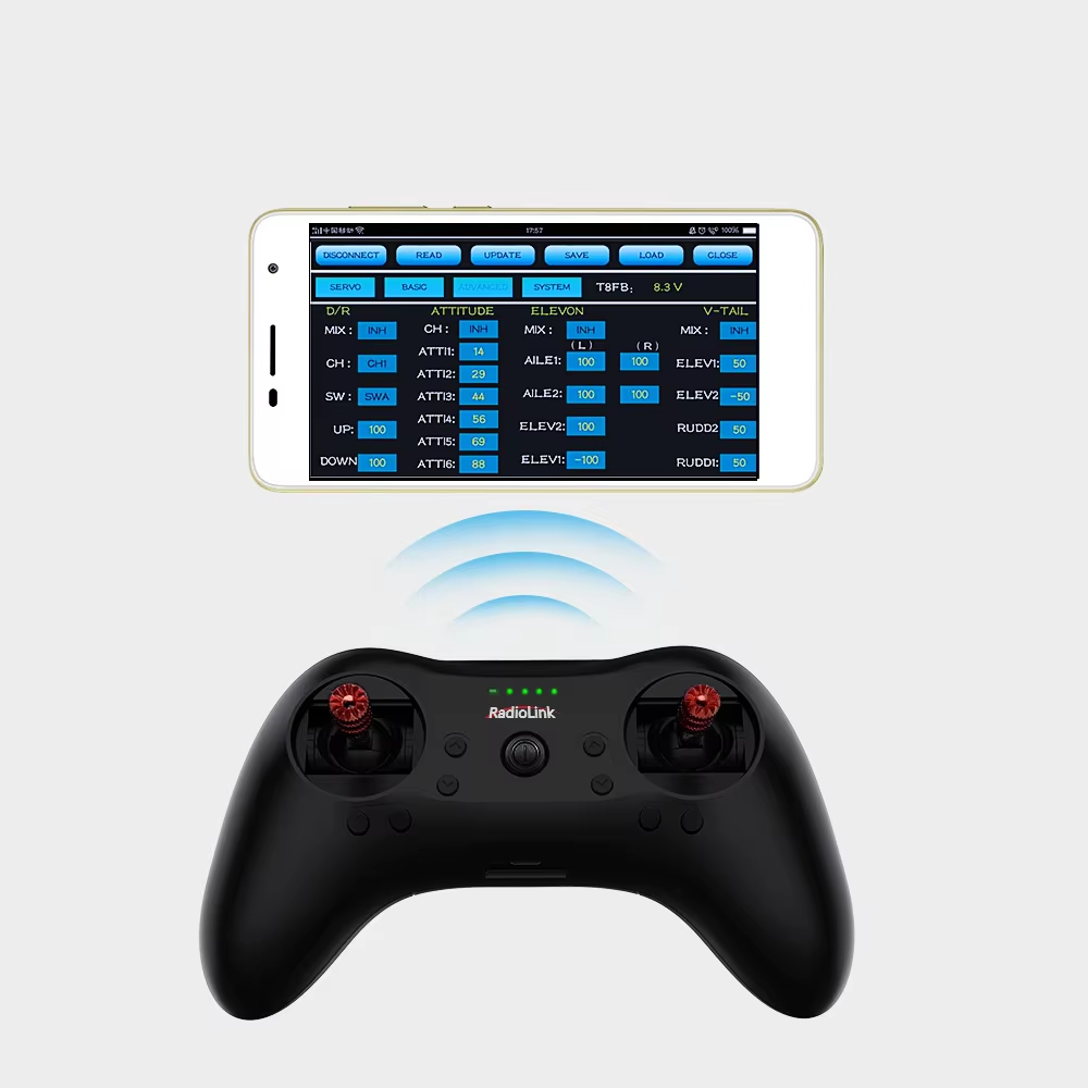 راديو لينك T8S 2.4G 8CH جهاز ت - مراجعة Drone Rc Game وسعره