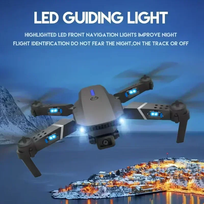 E88 Pro WIFI FPV الطائرة بدون  - مراجعة Drone E88 Rc Quadcopter وسعره