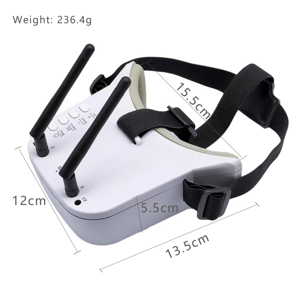 ألعاب سباق المحاكاة بالواقع ال - مراجعة Fpv Goggles Headset وسعره