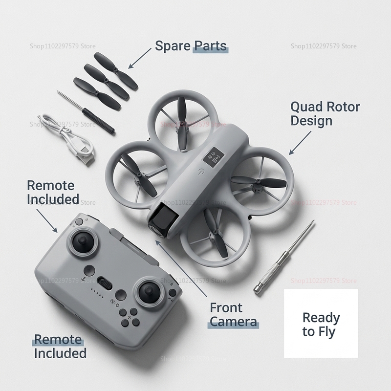 طائرة بدون طيار صغيرة مع كامير - مراجعة Drone Rc Ufo وسعره