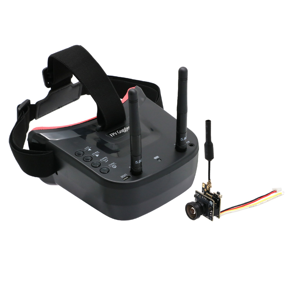 هوائيات مزدوجة نظارات FPV ، سم - مراجعة Fpv Goggles Headset وسعره