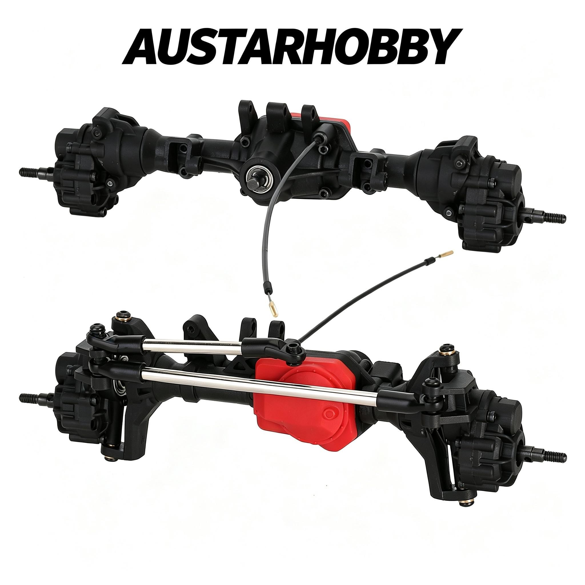 محور بورتال مع دفرنس لسيارة RC - مراجعة Rc Crawler Axle Parts وسعره