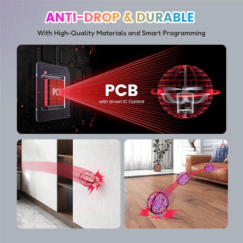 كرة طائرة دوارة 2025، لعبة طائ - مراجعة Drone Ball Rc وسعره