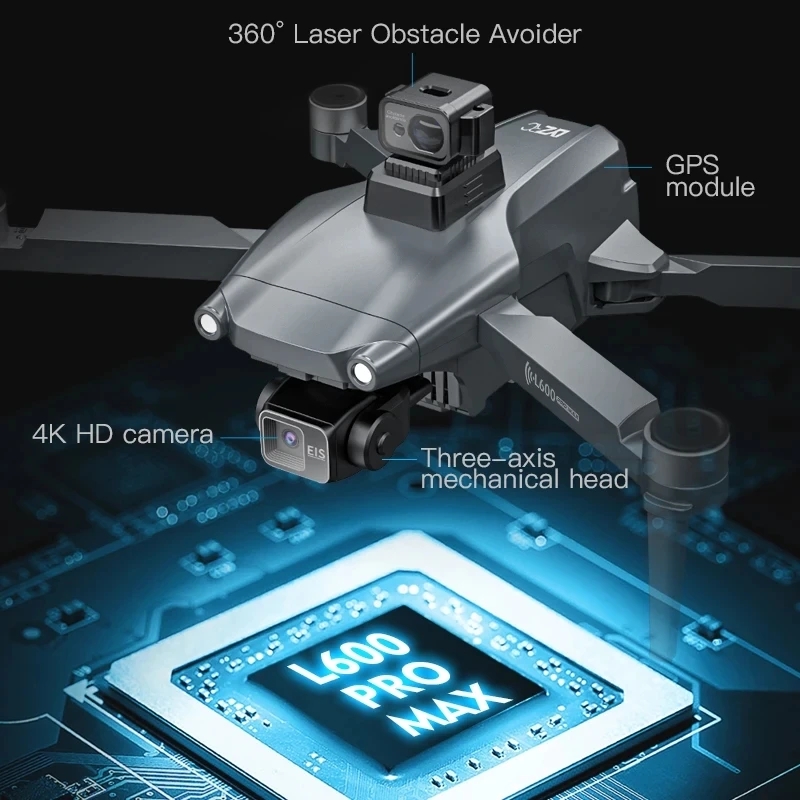 L600 PRO MAX GPS الطائرة بدون  - مراجعة Drone E88Pro Rc 4K وسعره