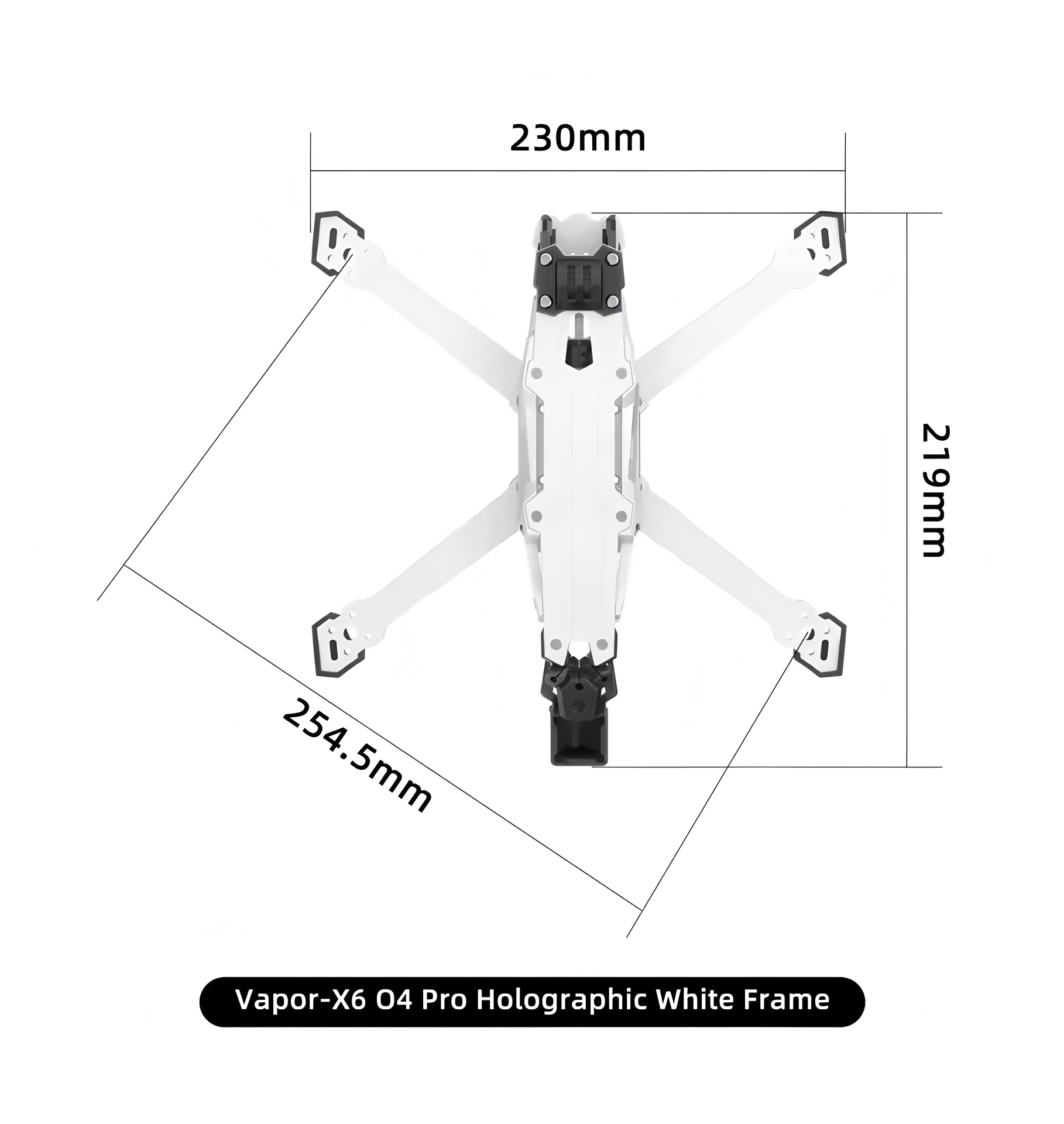 إطار GEPRC Vapor D5/x5/x6 O4 P - مراجعة Drone Rc Pro وسعره