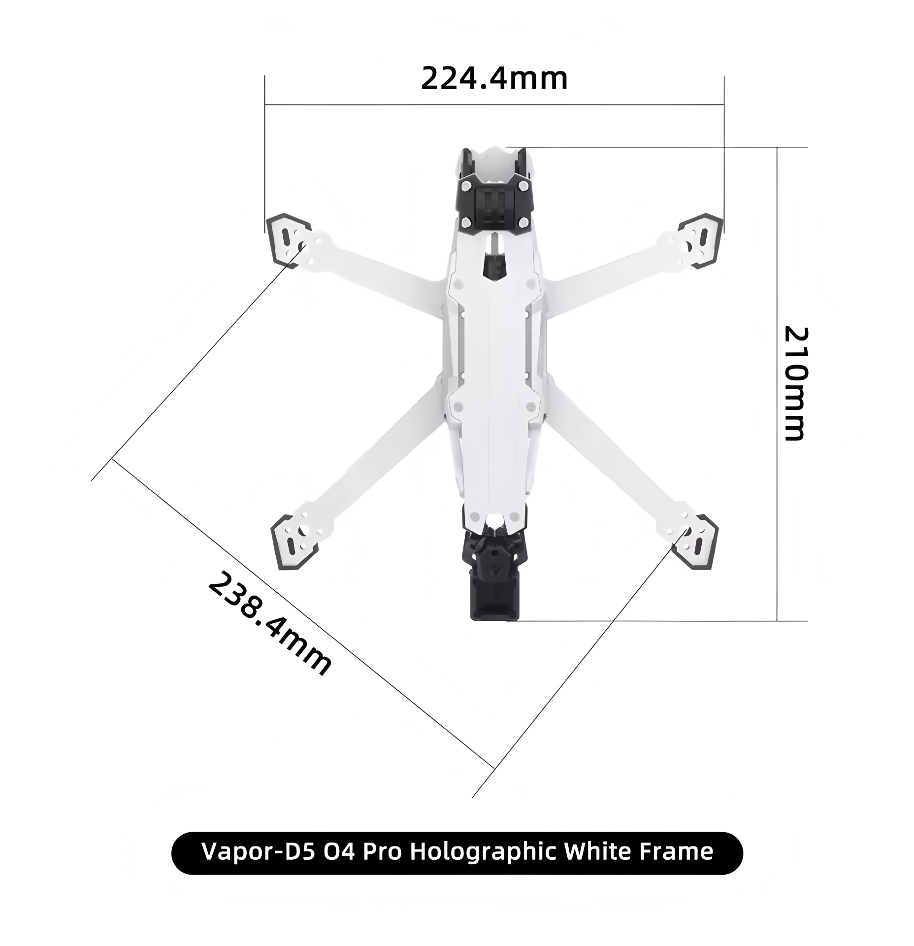 إطار GEPRC Vapor D5/x5/x6 O4 P - مراجعة Drone Rc Pro وسعره