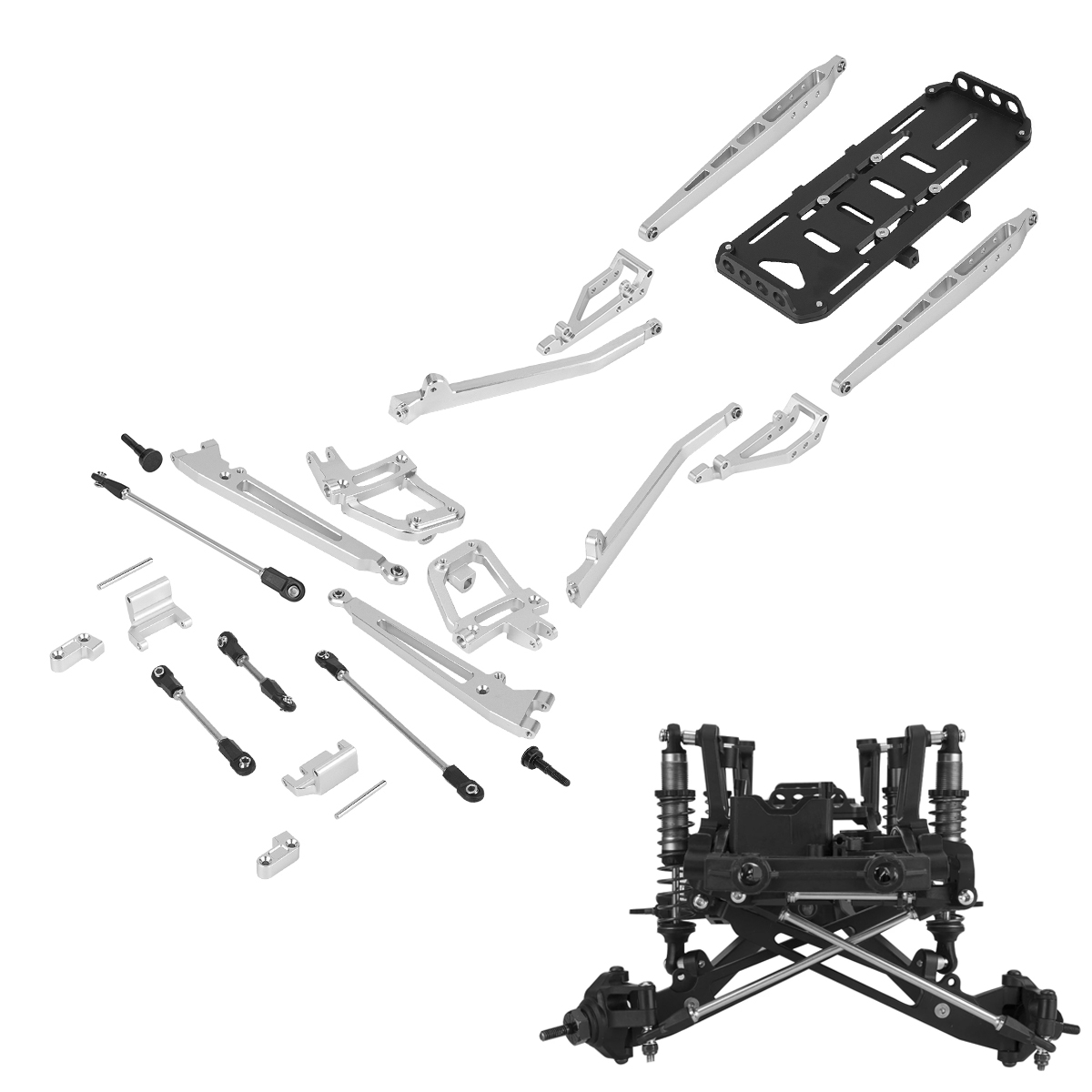 مجموعة تعليق محور أمامي من الأ - مراجعة Rc Crawler Axle Parts وسعره
