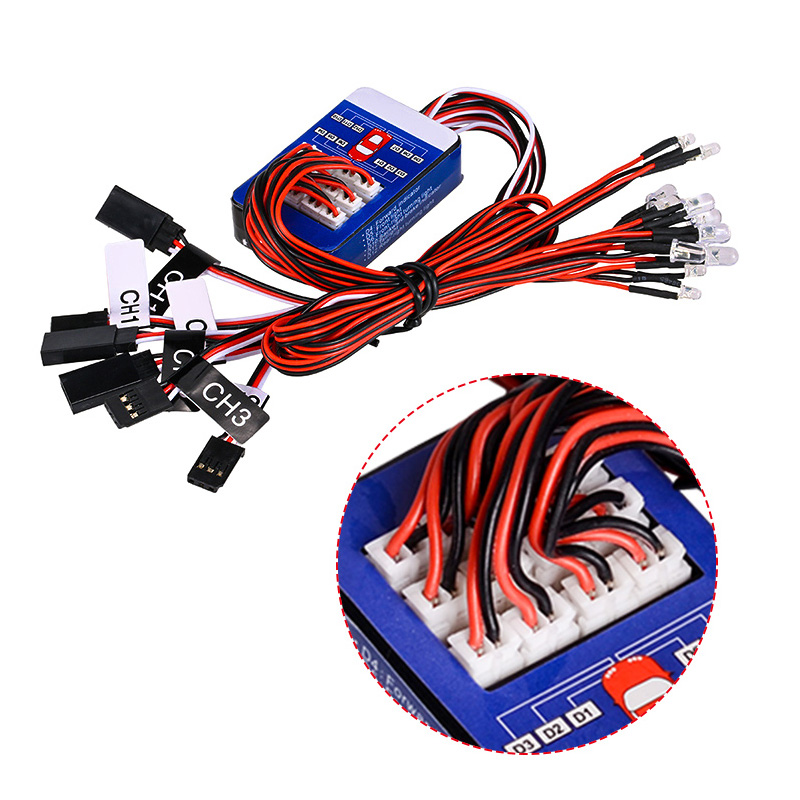 نظام إضاءة RC بـ 12 مصباح LED، - مراجعة Rc Car Body Shell وسعره