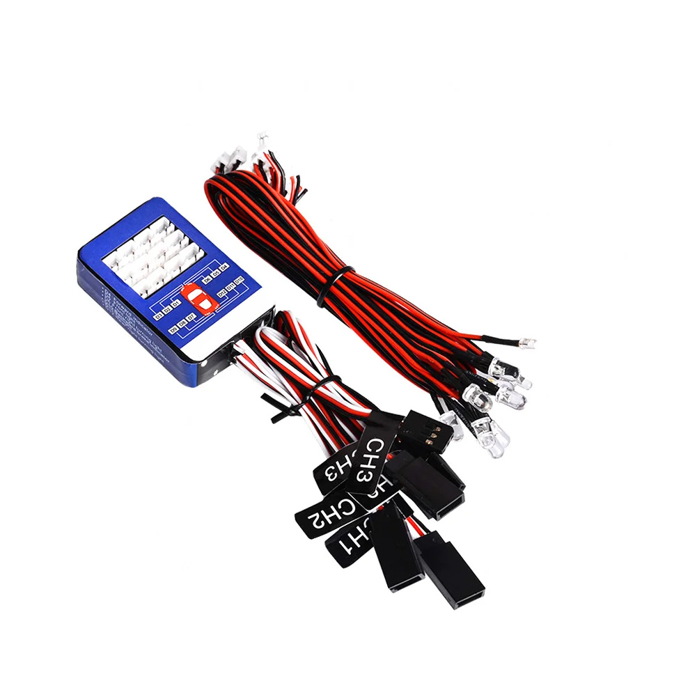 نظام إضاءة RC بـ 12 مصباح LED، - مراجعة Rc Car Body Shell وسعره