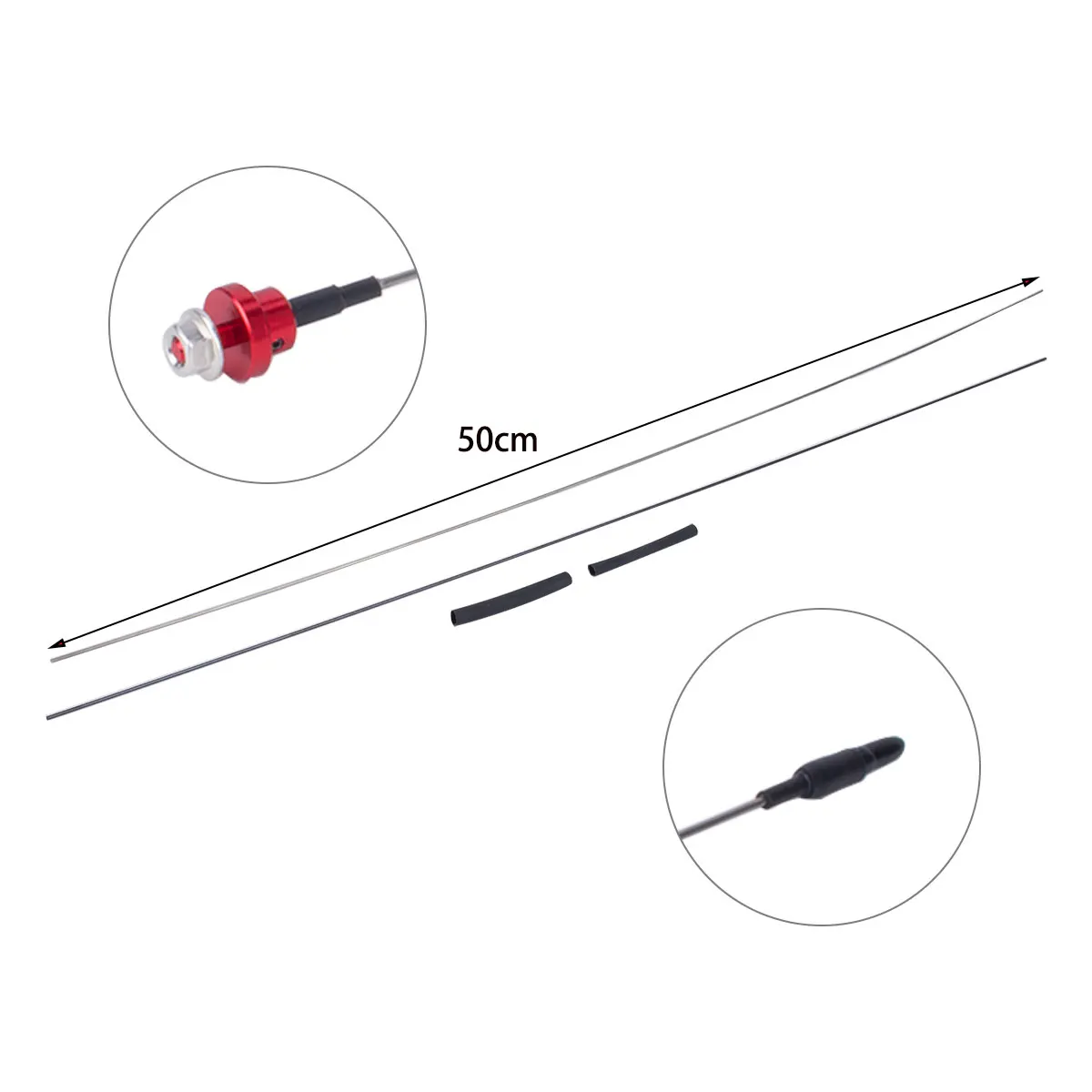 50 سنتيمتر المعادن محاكاة هوائ - مراجعة Rc Crawler Axle Parts وسعره