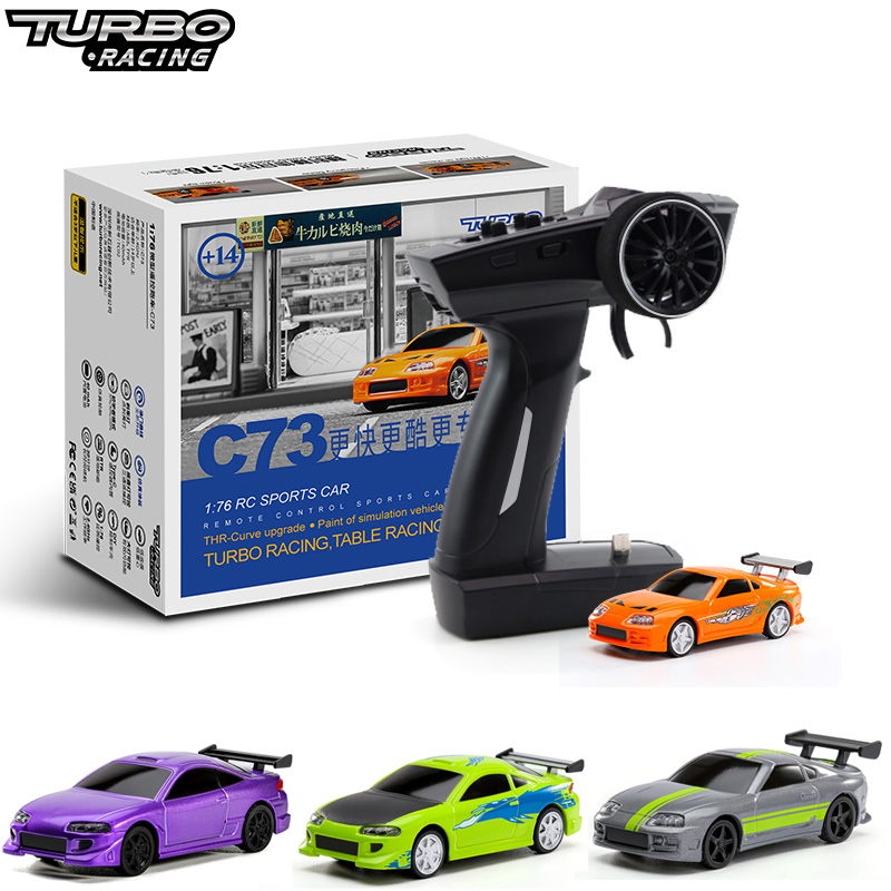 توربو سباق 1:76 C64 C73 C72 C7 - مراجعة Rc Drift Car Kit وسعره
