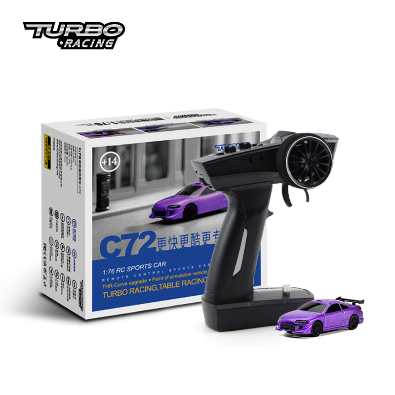 توربو سباق 1:76 C64 C73 C72 C7 - مراجعة Rc Drift Car Kit وسعره
