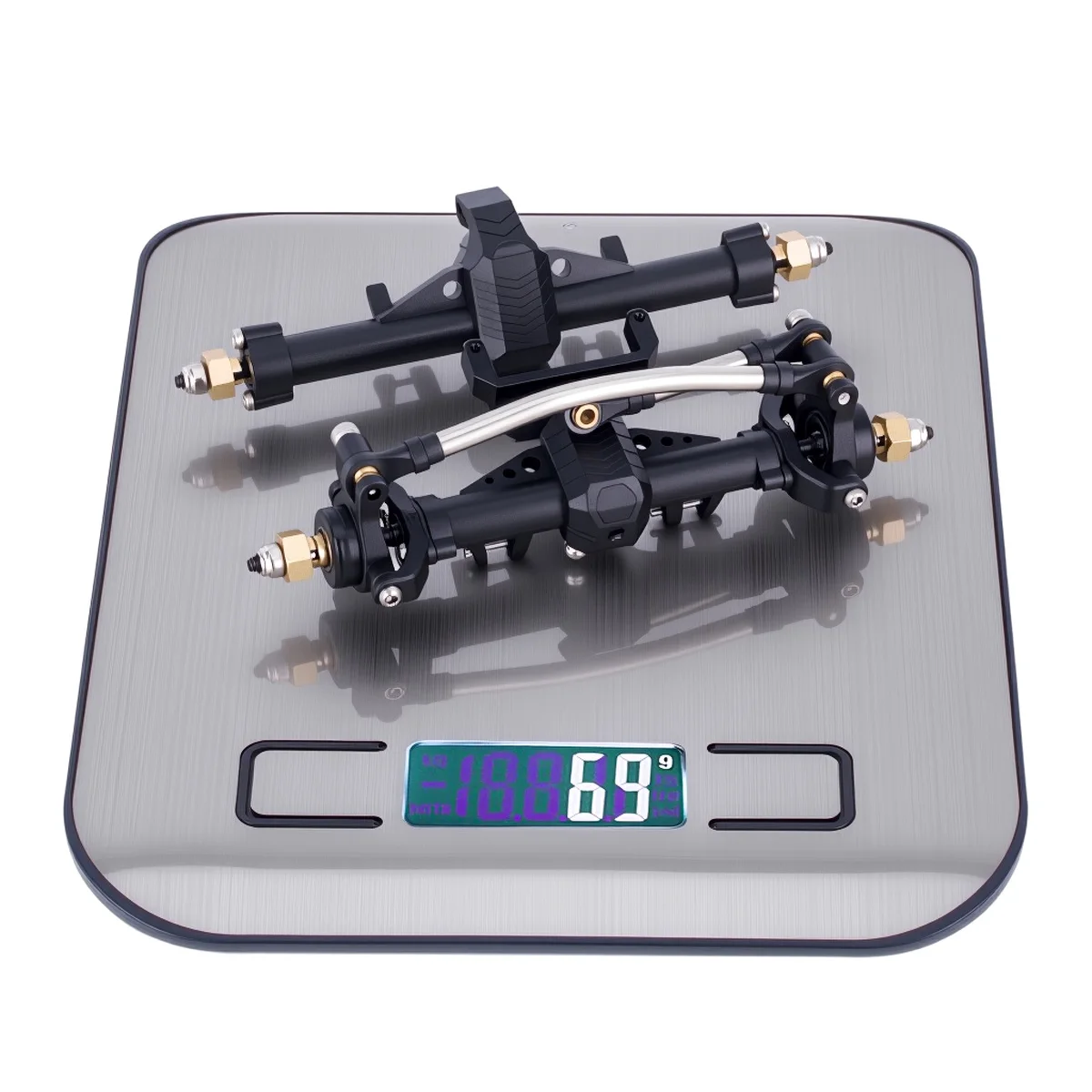 مجموعة محاور أمامية وخلفية بلا - مراجعة Rc Crawler Axle Parts وسعره