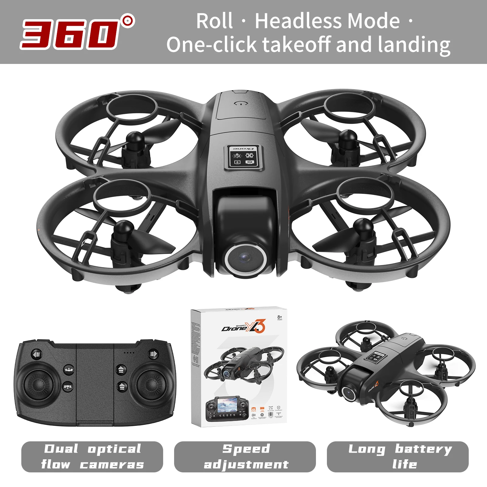 طائرة بدون طيار YL3 RC جديدة ب - مراجعة Drone E88Pro Rc 4K وسعره