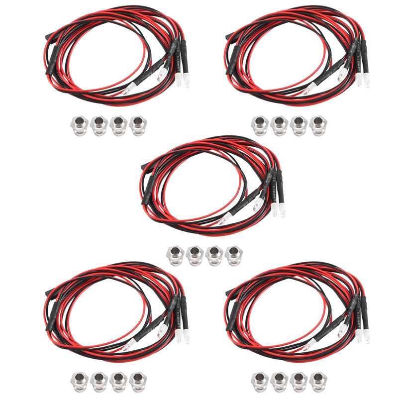 طقم إضاءة LED بـ 4 مصابيح 3 مم - مراجعة Rc Drift Car Kit وسعره