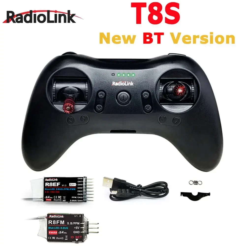 Radiolink جديد T8S 2.4G 8 قناة - مراجعة Drone Rc Game وسعره