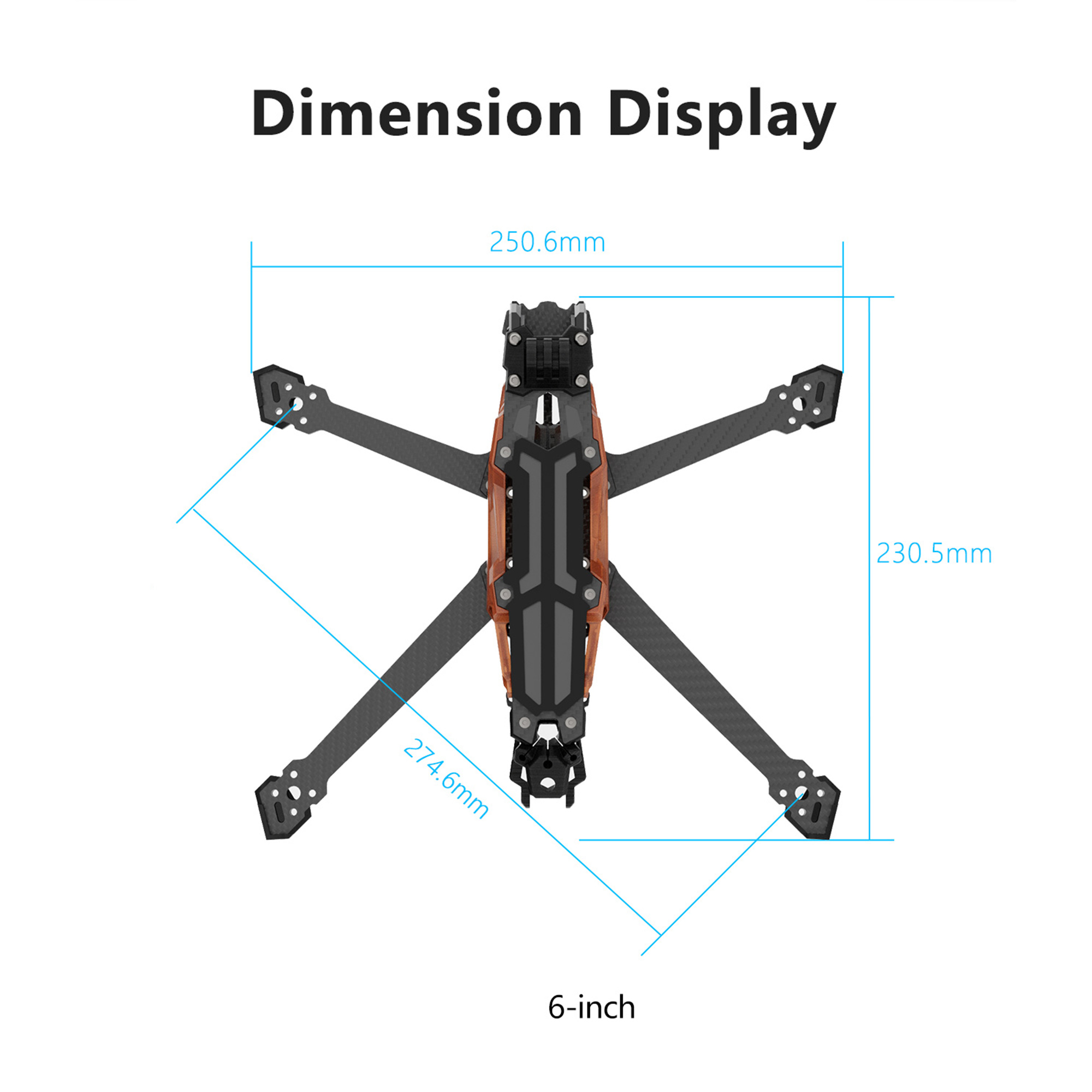 إطار GEPRC GEP-Vapor-D5 D6 O4  - مراجعة Drone Rc Pro وسعره