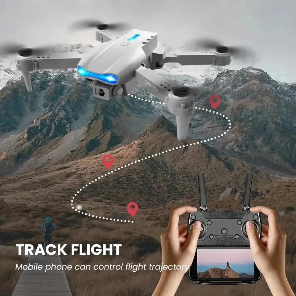 طائرة احترافية صغيرة بدون طيار - مراجعة Drone E88Pro Rc 4K وسعره