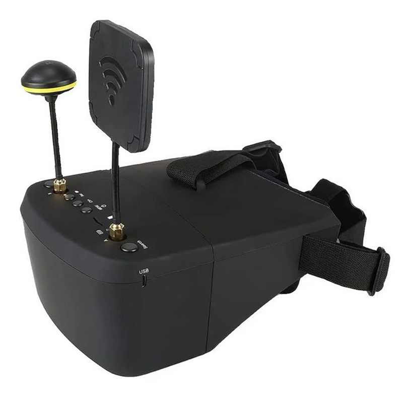 【B74A】EV800D 5.8G 40CH 5 بوصة  - مراجعة Fpv Goggles Headset وسعره