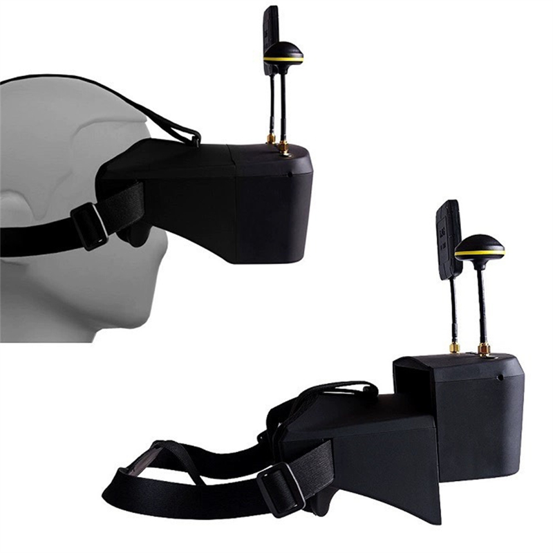 【B74A】EV800D 5.8G 40CH 5 بوصة  - مراجعة Fpv Goggles Headset وسعره